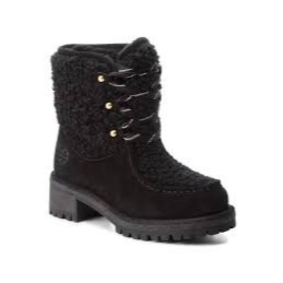 T-127. Tory Burch Meadow Boot Perfect Black US 7.5
